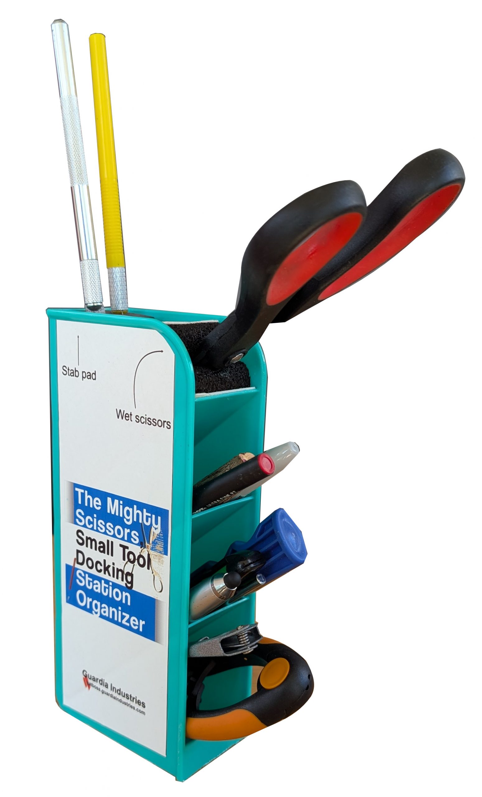 The Mighty Scissors™ Small Tool Docking Station Organizer